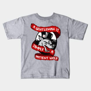 Gentleman Wolf Kids T-Shirt